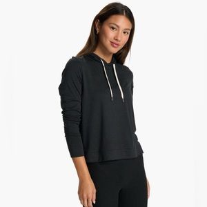 💫Vuori Women’s Halo Essential Dreamknit™️ Hoodie, Small, Heather Black, WORN 2x